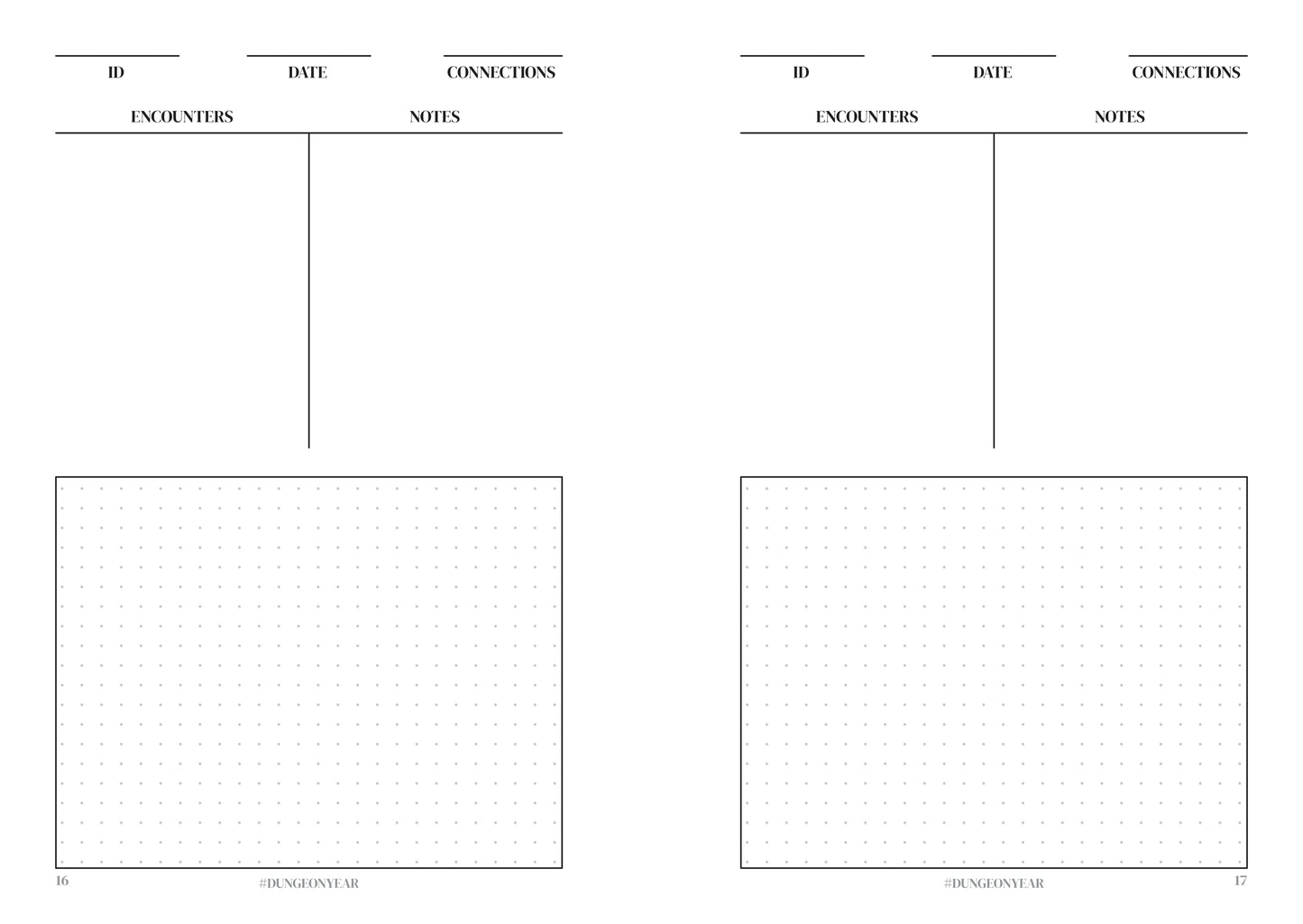 Dungeon Year Design Journal