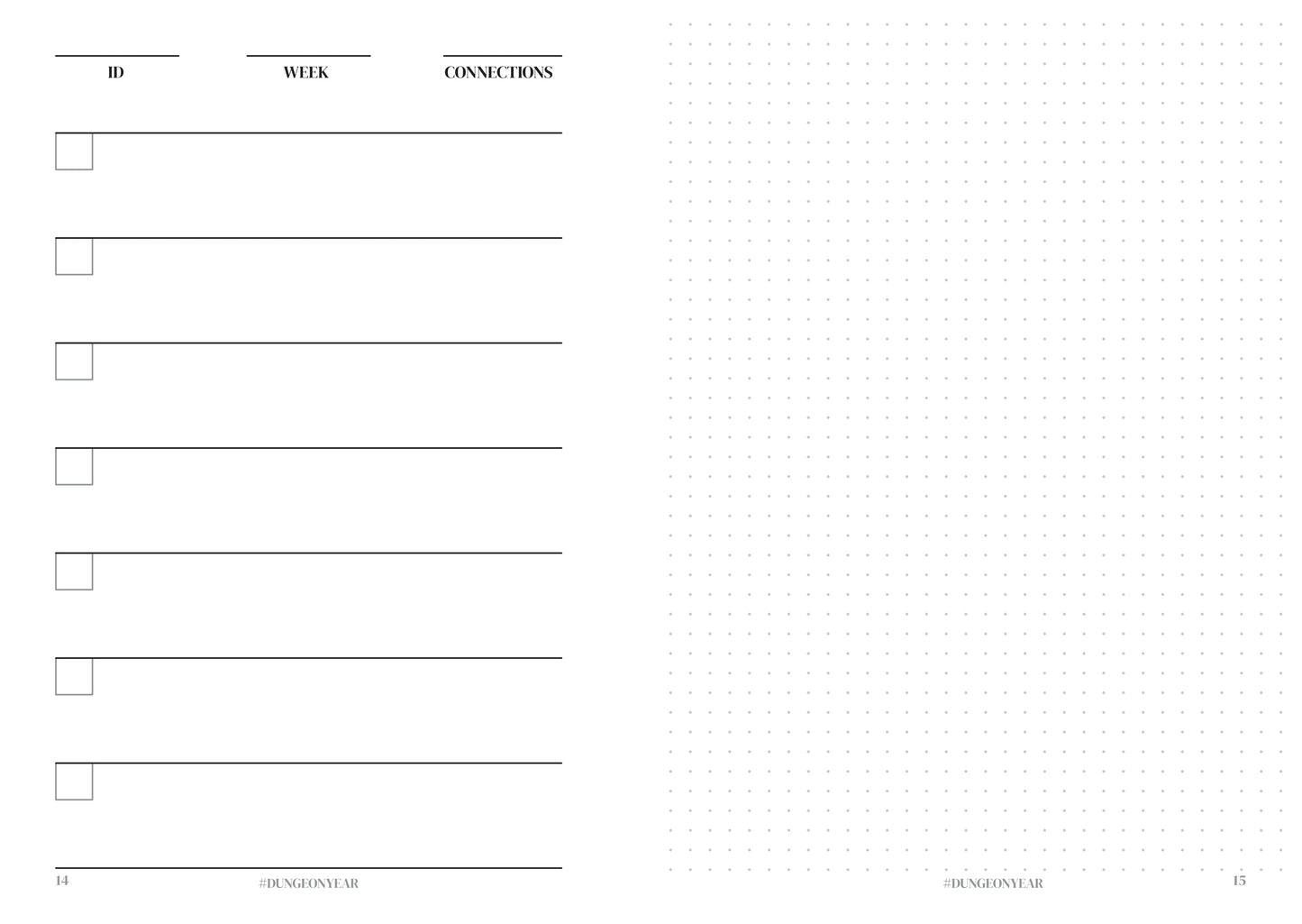 Dungeon Year Design Journal